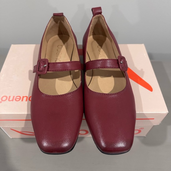 Bueno Shoes - Bueno Burgundy Mary Jane Flats